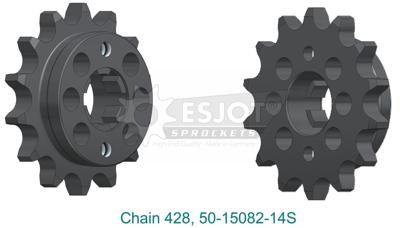 ESJOT Sprocket 428 14z racing