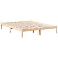 Bedframe extra lang zonder matras massief grenenhout 160x210 cm - thumbnail