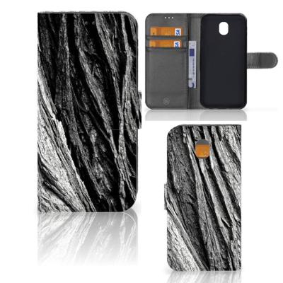 Book Style Case Samsung Galaxy J5 2017 Boomschors Grijs | Portemonnee hoesje