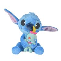 Simba Toys knuffel disney stitch met scrump 25cm - thumbnail
