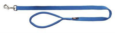 TRIXIE HONDENRIEM PREMIUM ROYAL BLAUW 120X1,5 CM