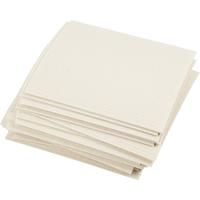 Creativ Company Sponsdoek, afm 17x19,5 cm, off-white, 20 stuk/ 1 doos - thumbnail