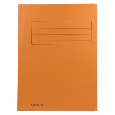 Class&apos;ex dossiermap, 3 kleppen ft 23,7 x 34,7 cm (voor ft folio), oranje