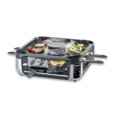 Severin RG2379 SEVENTO Racletteset Zwart - thumbnail