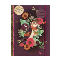 Pimpelmees Bullet Journal PRO Owl Plum - thumbnail