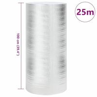 Radiatorfolie Zilver 1 x 25 m Aluminium - thumbnail