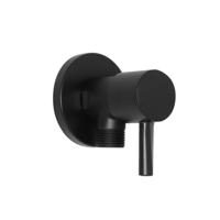 Hoekstopkraan Saniclear Nero 3/8" Mat Zwart Saniclear - thumbnail