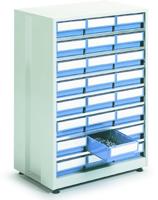 Treston 2440-6 Opslagmagazijn ESD (b x h x d) 605 x 870 x 410 mm Lichtgrijs, Blauw 1 stuk(s) - thumbnail