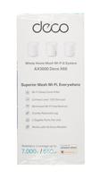 Deco X60 - Draadloze router - GigE, 802.11ax - 802.11a/b/g/n/ac/ax - Dual Band - set van 3 - wit - thumbnail