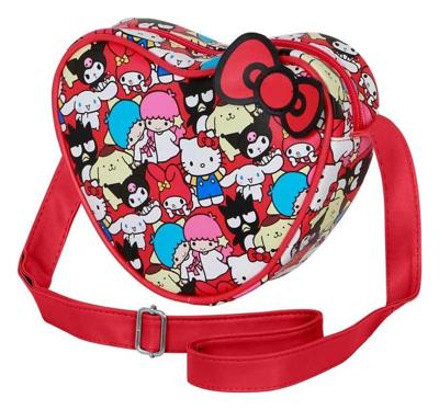 Sanrio Casual Heart Crossbody Bag Hello Kitty Friends Multicolour