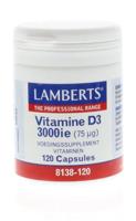 Lamberts Vitamine D3 3000ie Capsules - thumbnail