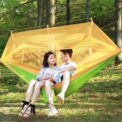 1-2 persoon buiten muggen net parachute hangmat Camping opknoping slapende bed Swing draagbare dubbele stoel 260 x 140cm 1-2 persoon buiten muggen net parachute hangmat Camping opknoping slapende bed Swing draagbare dubbele stoel 260 x 140cm