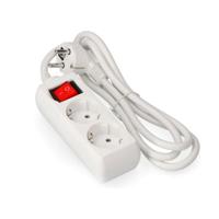 2-voudige Stekkerdoos met Schakelaar EDM 41016 Schuko (1,5 m) - thumbnail