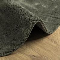 VidaXL Vloerkleden ovaal huarte bosgroen 100 x 200 cm 100% polyester - thumbnail