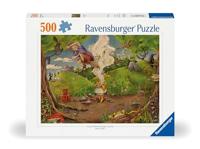 Ravensburger puzzel Bei der Waldhexe 500 stukjes - thumbnail