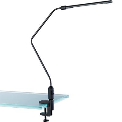 LED Klemlamp - Trion Vary - 3W - Warm Wit 3000K - Glans Zwart - Aluminium