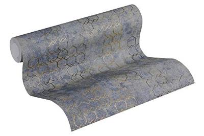 Livingwalls New Walls blauw behang | 374245