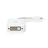 Nedis DisplayPort-Adapter | Mini-DisplayPort Male | Schakelbaar | 0.2 m | Wit | 1 stuks - CCGB37466WT02 CCGB37466WT02 - thumbnail