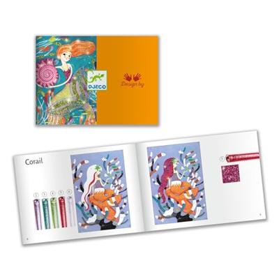 Glitterschilderijen - Het licht van zeemeerminnen DJECO meerdere kleuren