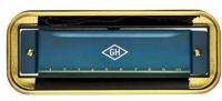 Gentlemen's Hardware mondharmonica Campfire 10,2 cm staal blauw - thumbnail