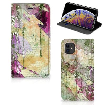 Bookcase Apple iPhone 11 Letter Painting Bookcase Apple iPhone 11 Letter Painting