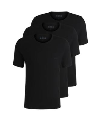 Hugo Boss T-shirt O-hals Classic 3-pack zwart