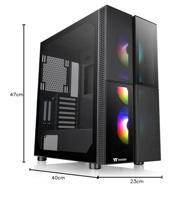Thermaltake Versa T26 TG ARGB Midi Tower Zwart - thumbnail