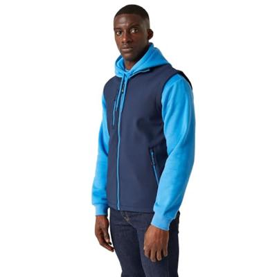 Ragetta RG915 Navigate 2-Layer Softshell Bodywarmer - Navy/French Blue - 3XL