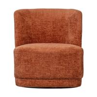 WOOOD Draaifauteuil 'Atty' Structure Velvet, kleur Blossom - thumbnail