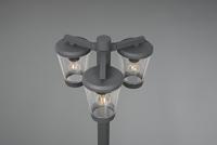 Trio TuinlantaarnCavado 3-lichts 220cm antraciet - 411060342 - thumbnail