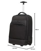 Samsonite 135073-1041 Mysight Rugzak - Wieltjes - Trolley - 17.3 inch - Zwart - thumbnail