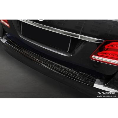 Echt 3D Carbon Bumper beschermer passend voor Mercedes E-Klasse Kombi FL 2013-2016 'Ribs' AV249279