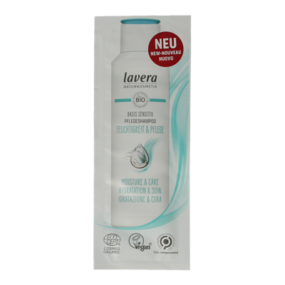 Lavera Basis Sensitive shampoo moisture & care sample 50 Stuks Lavera Basis Sensitive shampoo moisture & care sample 50 Stuks