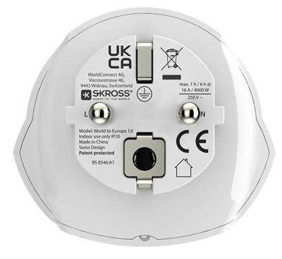 Skross 1.500266-E Reisstekker