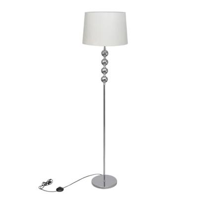 VidaXL Vloerlamp met hoog standaard en 4 ballen wit