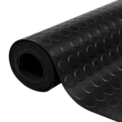 Rubberen anti-slip vloermat 5x1m stippen Rubberen anti-slip vloermat 5x1m stippen