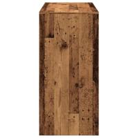 Bartafel 102x50x103,5 cm bewerkt hout oud houtkleurig - thumbnail