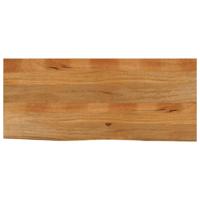 Tafelblad met natuurlijke rand 140x60x3,8 cm massief mangohout - thumbnail