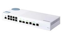 QNAP QSW-M408-2C QSW-M408-2C, 8 port 1Gbps, 2 port 10G SFP+/ NBASE-T Combo, 2 port 10G SFP+, web management switch - thumbnail