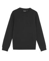 Lyle & Scott winter sweater jongens - zwart - geborduurd - thumbnail