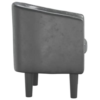 Kuipstoel kunstleer grijs Kuipstoel kunstleer grijs