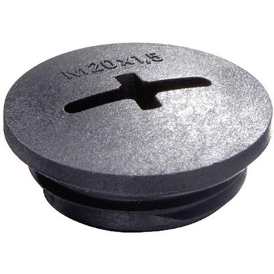 Wiska EVSG M20 RAL 9005 Blindstop M20 Polyamide Zwart (RAL 9005) 1 stuk(s)