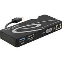 DeLOCK Adapter USB 3.0 > HDMI / VGA + Gigabit LAN + USB 3.0 - thumbnail