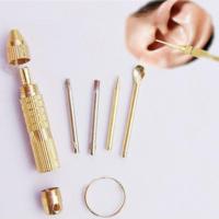 5 sets 4 in 1 multifunctionele draagbare oor lepel tools - thumbnail