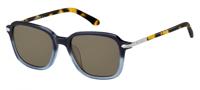 Fossil zonnebril FOS2095/G/S blauw/ bruin - thumbnail