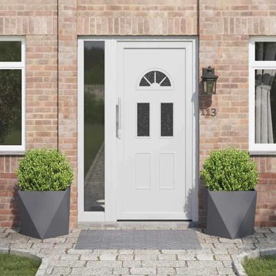 Plantenbak 2 pcs Antraciet 50 x 50 x 50 cm Staal