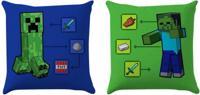 Minecraft Cushion - Creeper & Zombie - thumbnail