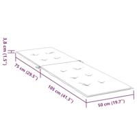 VidaXL Terrasstoelkussen bladpatroon oxford stof - thumbnail