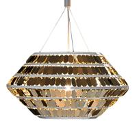 Terzani - Kika Q20S Hanglamp Wit / Goud - thumbnail