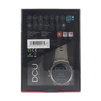 DCU TECNOLOGIC Smartwatch, GPS, touchscreen, amoled HD, 14 sportmodi, meldingen, apps en oproepen, IP68, grijs - thumbnail
